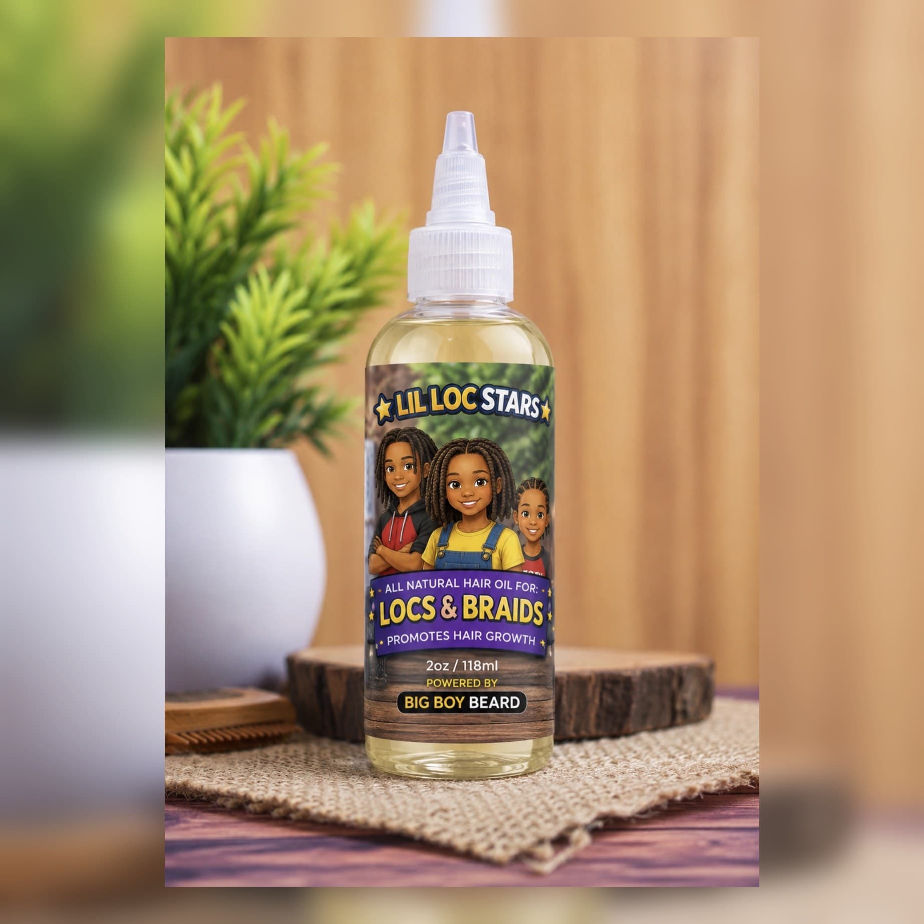 Lil Loc Stars™ Hair Oil for Locs & Braids - View 1